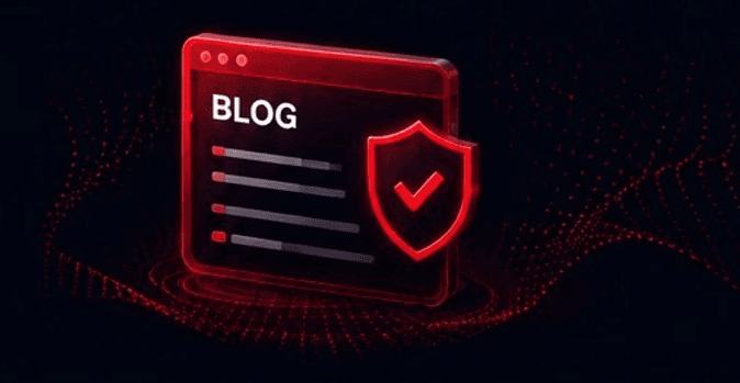 Cyber Rank blog with a verified security shield